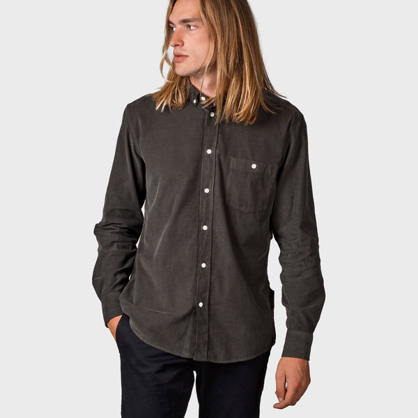 Benjamin corduroy shirt - Olive – klitmollercollective.com