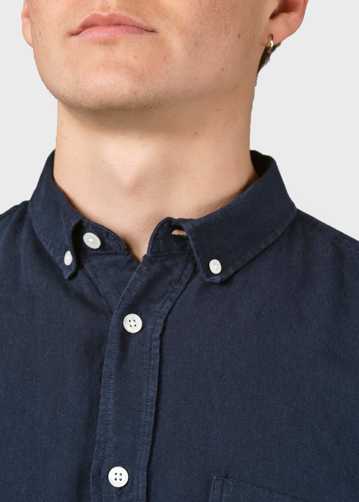 Klitmøller Collective ApS Benjamin linen shirt OCS Shirts Navy