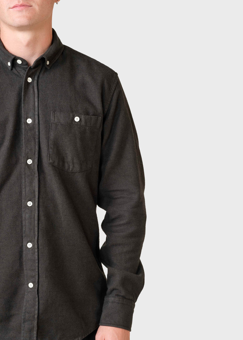 Klitmøller Collective ApS Benjamin lumber shirt Shirts Olive overdye