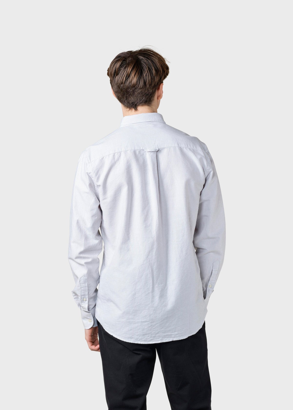 Klitmøller Collective ApS Benjamin striped shirt GOTS Shirts White/sand