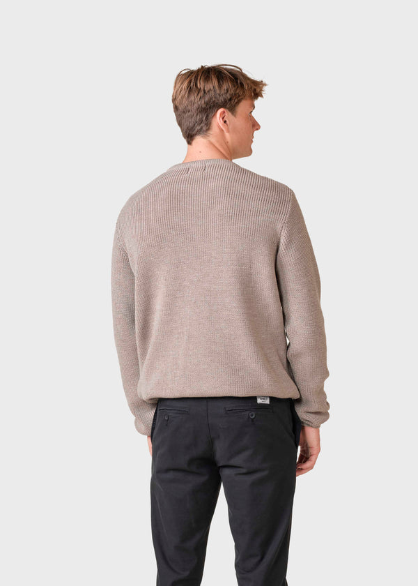 Klitmøller Collective ApS Benny knit Knitted sweaters Sand