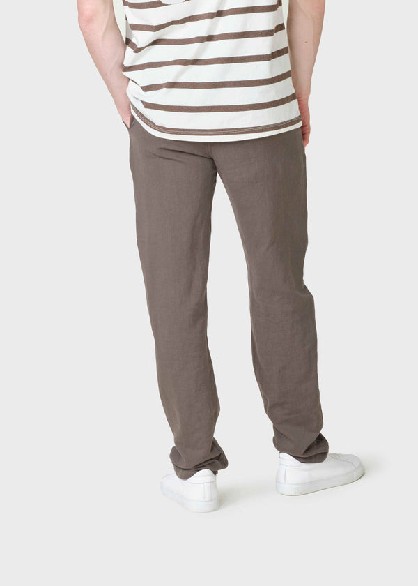 Klitmøller Collective ApS Birger Cotton/Linen pants Pants Taupe