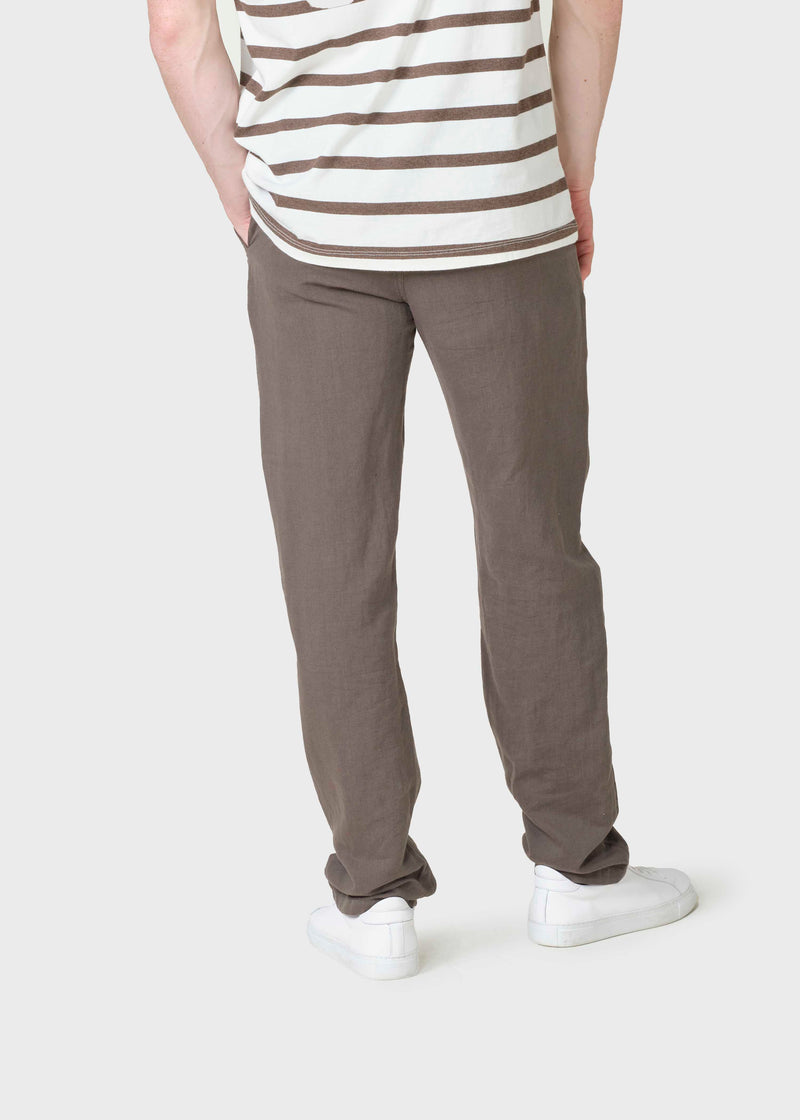 Klitmøller Collective ApS Birger Cotton/Linen pants Pants Taupe