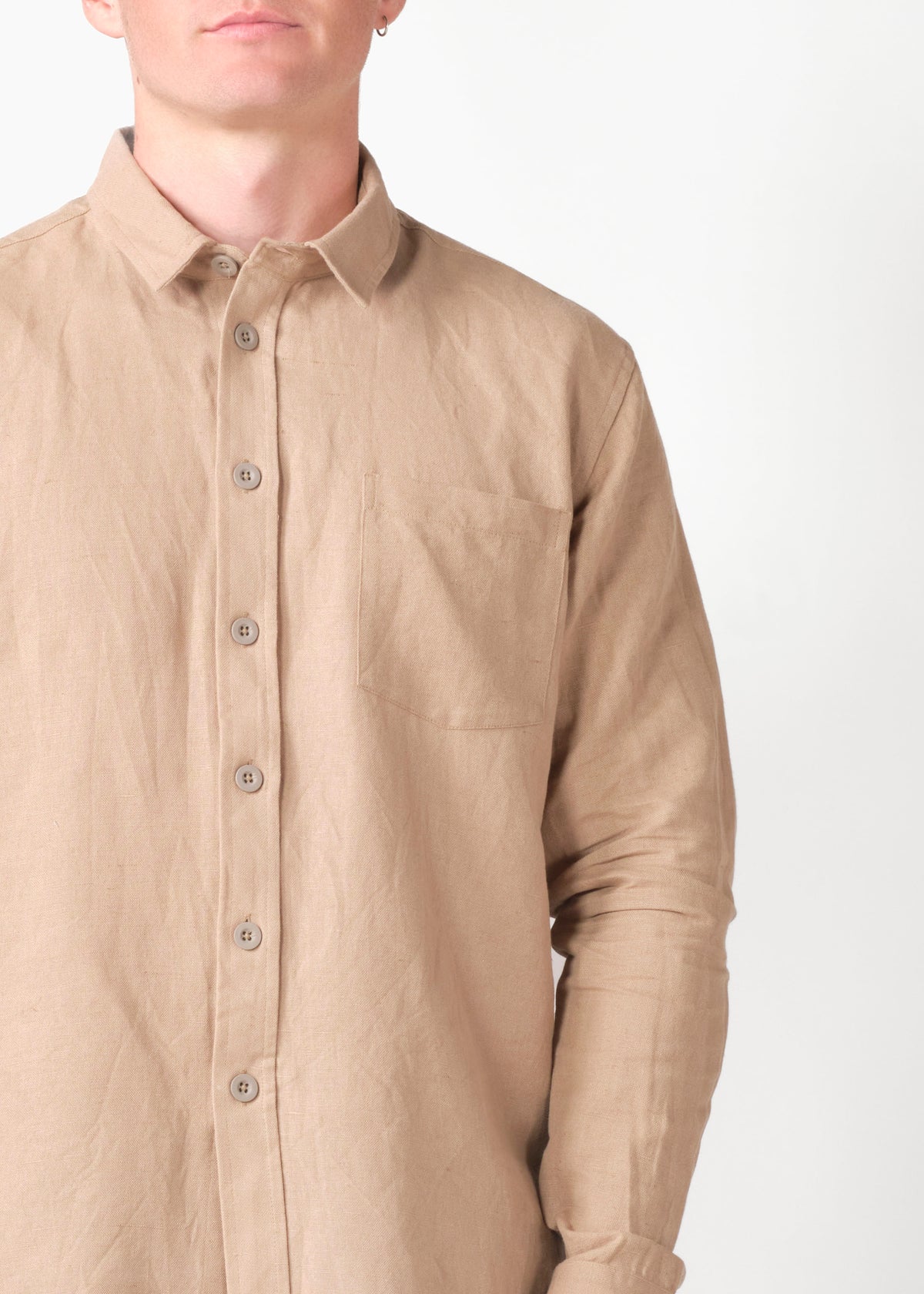 Klitmøller Collective ApS Birger shirt OCS Shirts Cashew
