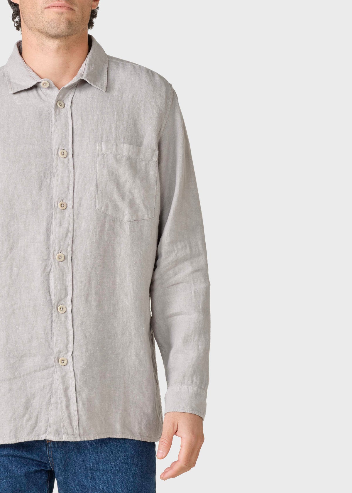 Klitmøller Collective ApS Birger shirt OCS Shirts Pastel grey