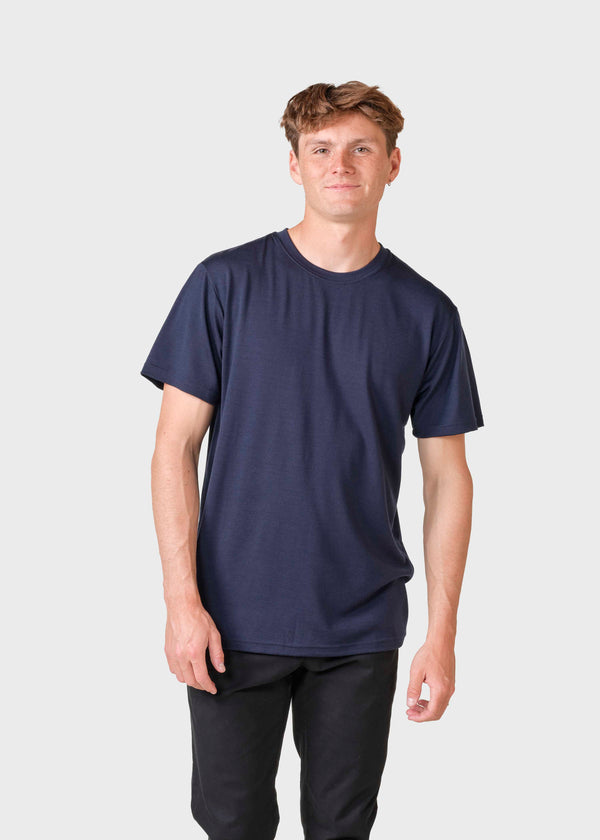 Klitmøller Collective ApS Buster tee T-Shirts Navy