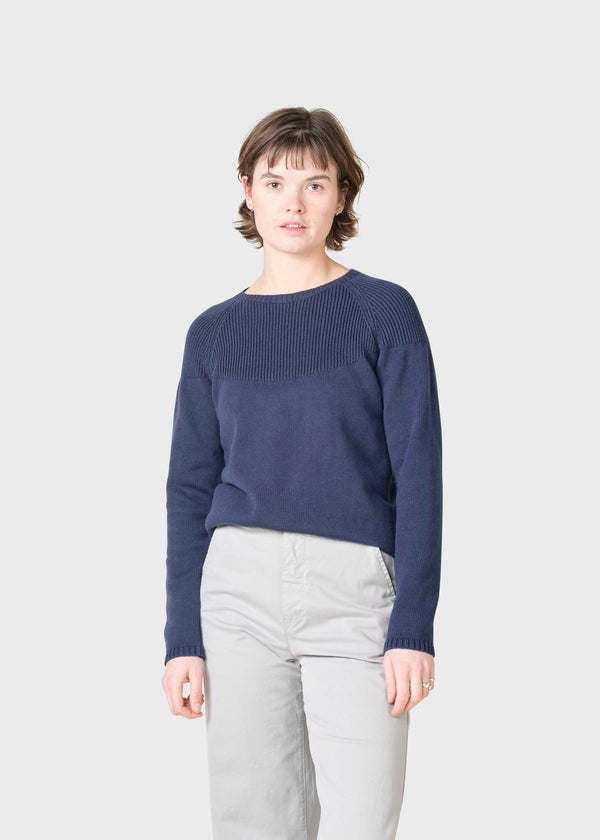 Klitmøller Collective ApS Carol knit Knitted sweaters Navy