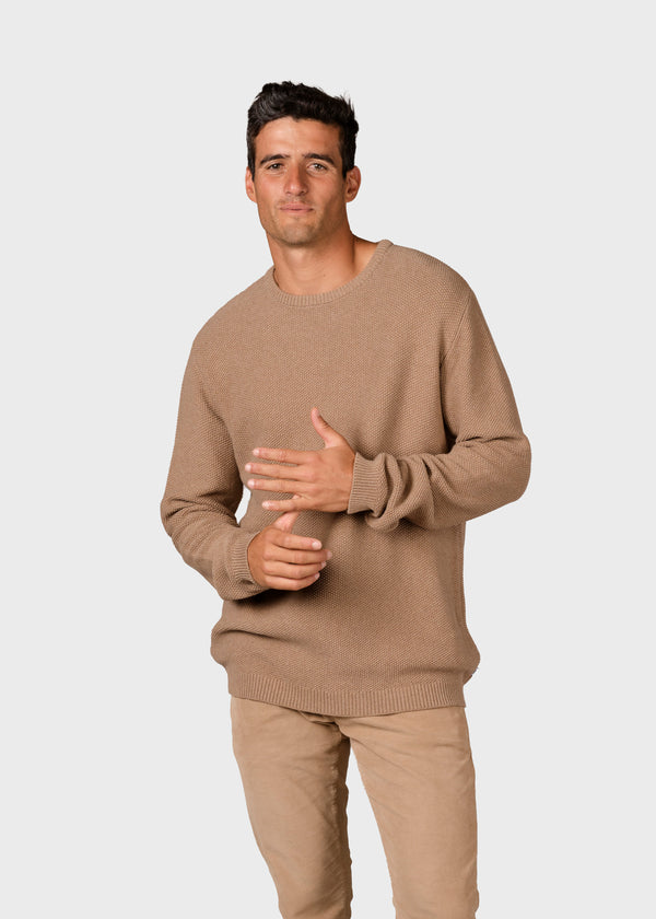 Klitmøller Collective ApS Charlie knit Knitted sweaters Sand