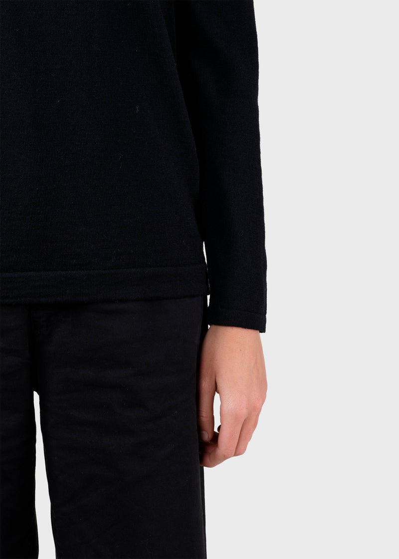 Klitmøller Collective ApS Charlotte knit Knitted sweaters Black