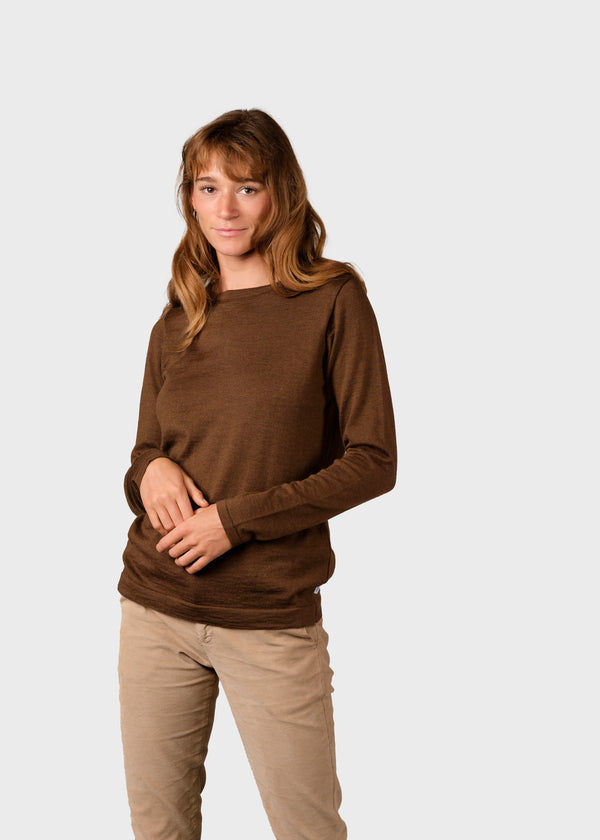 Klitmøller Collective ApS Charlotte knit Knitted sweaters Coffee