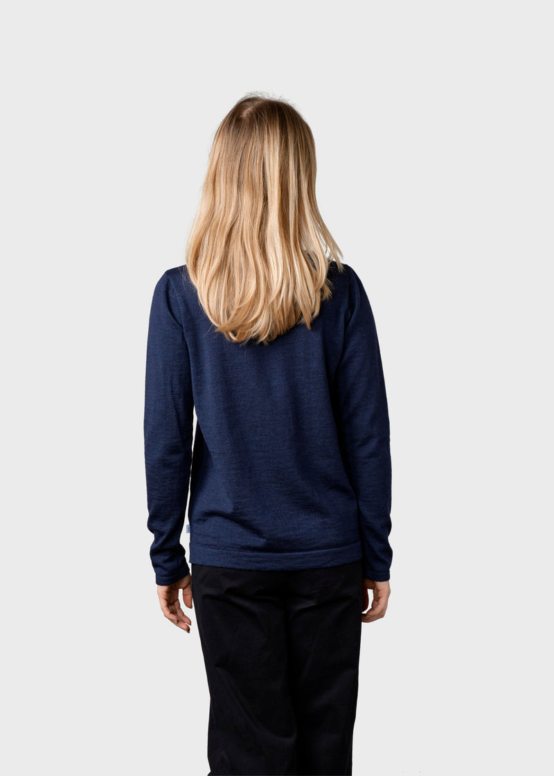 Klitmøller Collective ApS Charlotte knit Knitted sweaters Deep blue