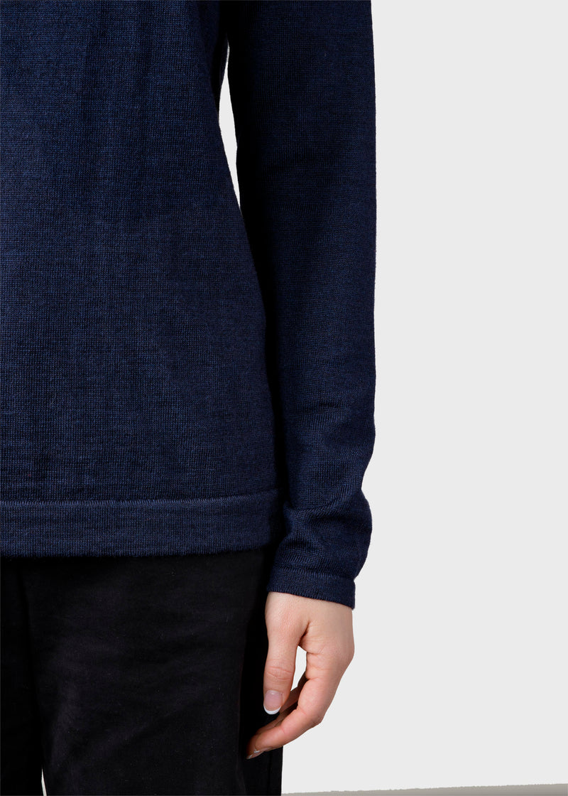 Klitmøller Collective ApS Charlotte knit Knitted sweaters Deep blue