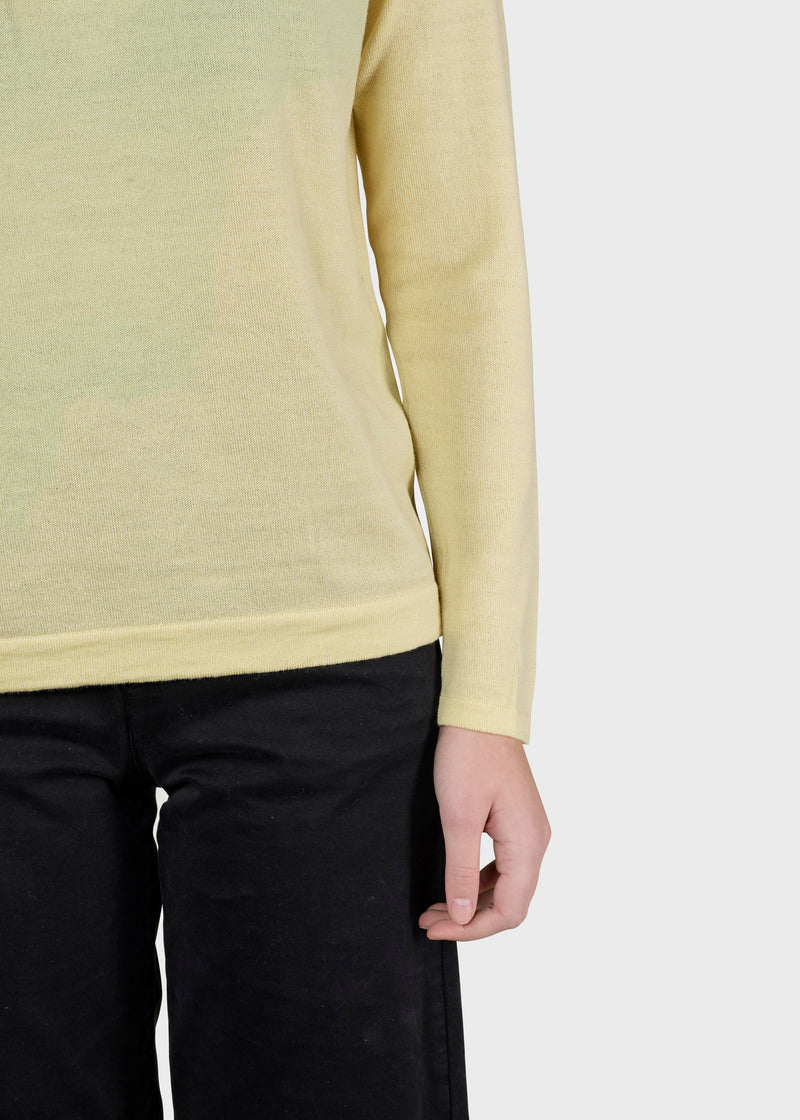 Klitmøller Collective ApS Charlotte knit Knitted sweaters Lemon sorbet