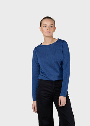 Klitmøller Collective ApS Charlotte knit Knitted sweaters Ocean