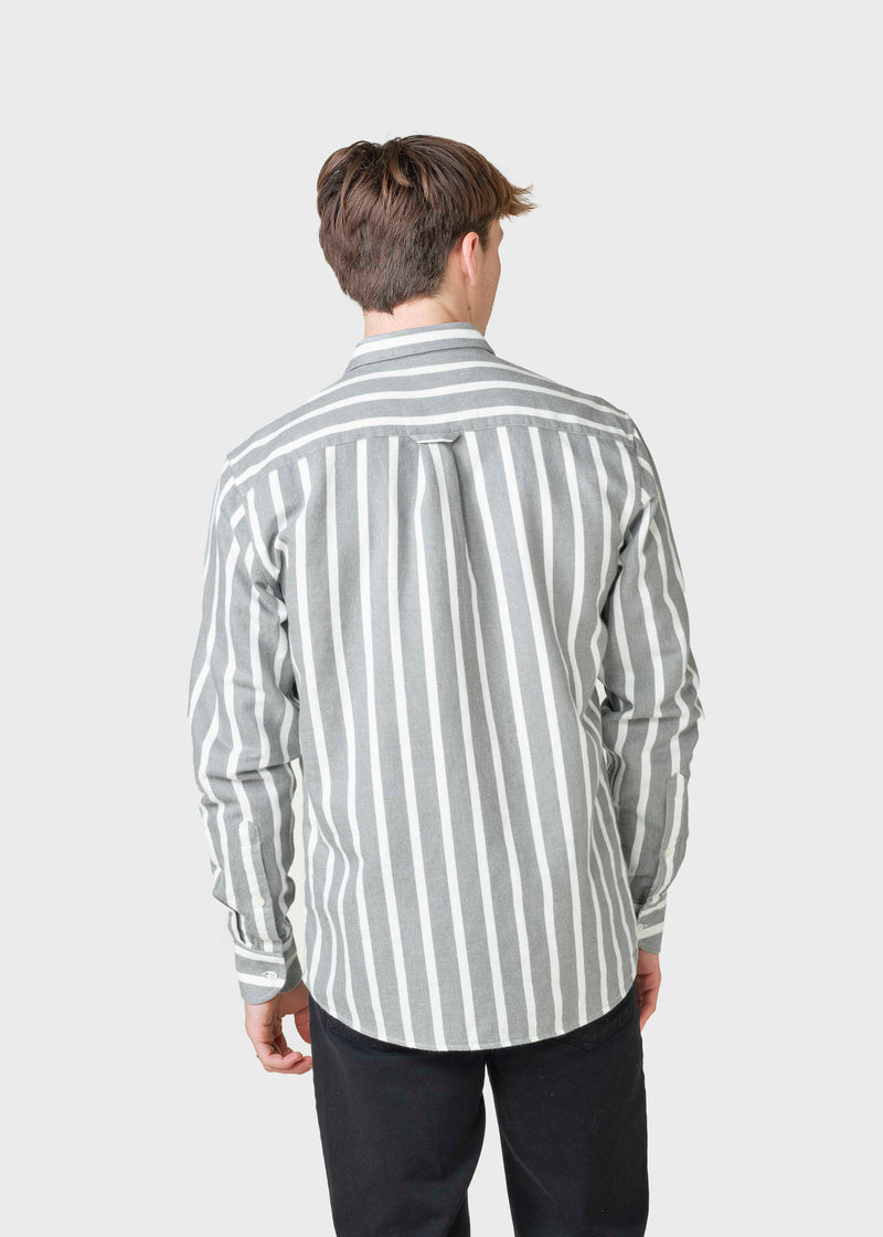 Klitmøller Collective ApS Cornelius shirt Shirts White/taupe