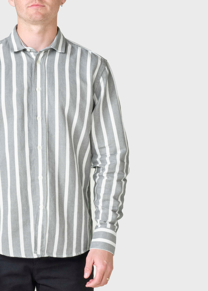 Klitmøller Collective ApS Cornelius shirt Shirts White/taupe