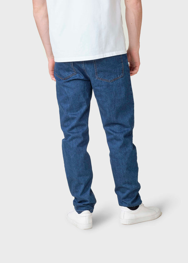 Klitmøller Collective ApS Dan denim pants Pants Dark blue stonewash