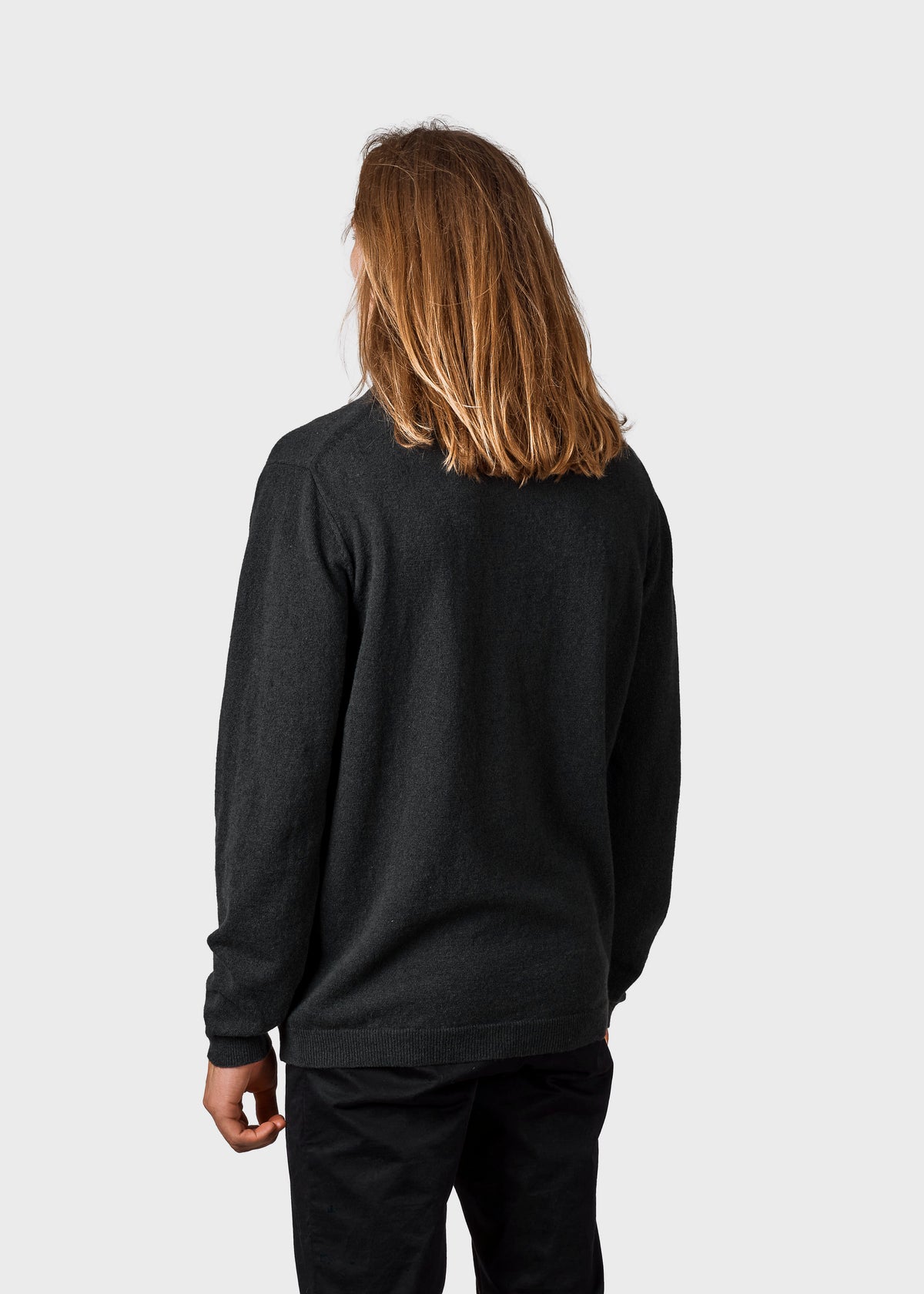 Klitmøller Collective ApS Daniel knit Knitted sweaters Olive