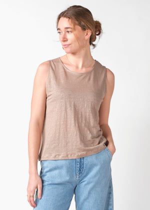 Klitmøller Collective ApS Dee tank top T-Shirts Cashew