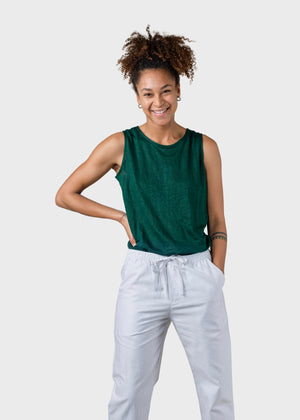 Klitmøller Collective ApS Dee tank top T-Shirts Moss Green