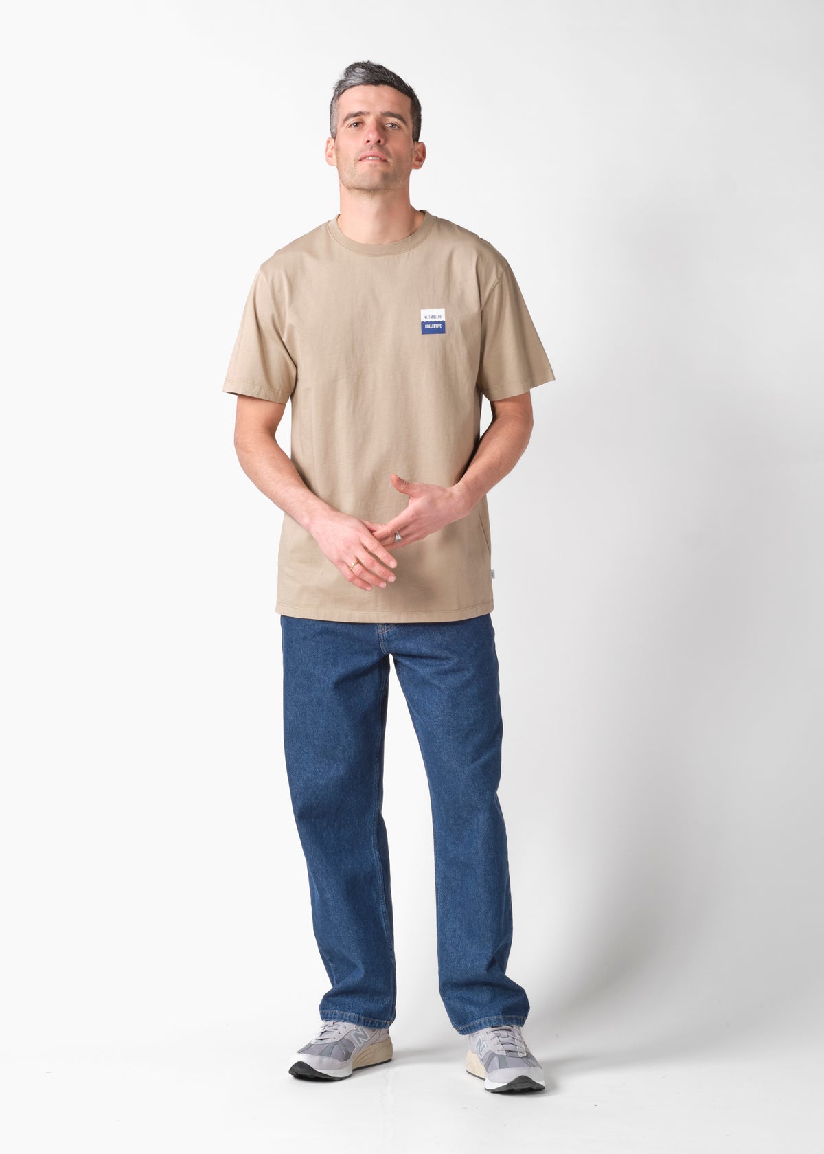 Klitmøller Collective ApS Detlef tee OCS T-Shirts Cashew