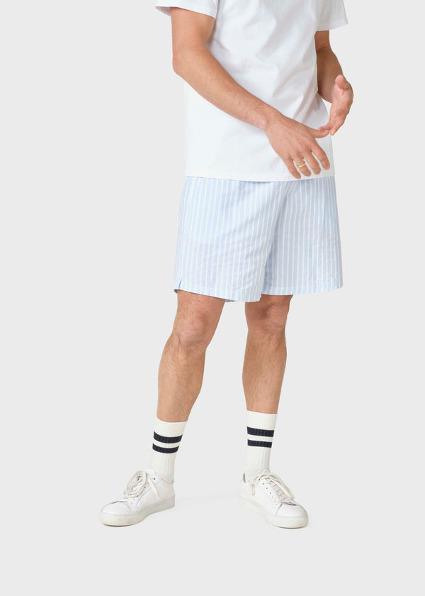 Klitmøller Collective ApS Donald shorts Walkshorts Light blue/cream