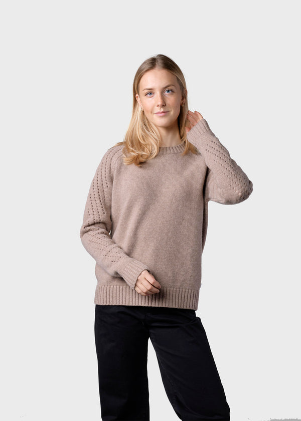Klitmøller Collective ApS Dorte knit Knitted sweaters Sand