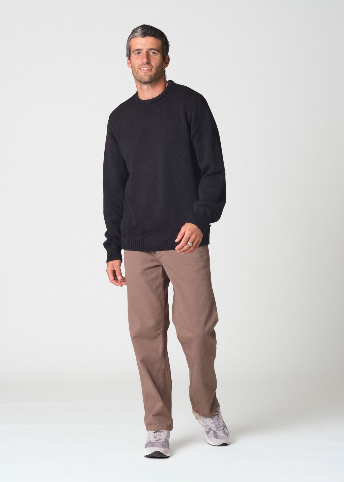 Klitmøller Collective ApS Dylan Knit Knitted sweaters Black