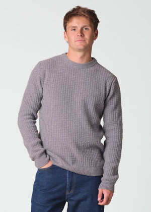 Klitmøller Collective ApS Eddie knit Knitted sweaters Light grey