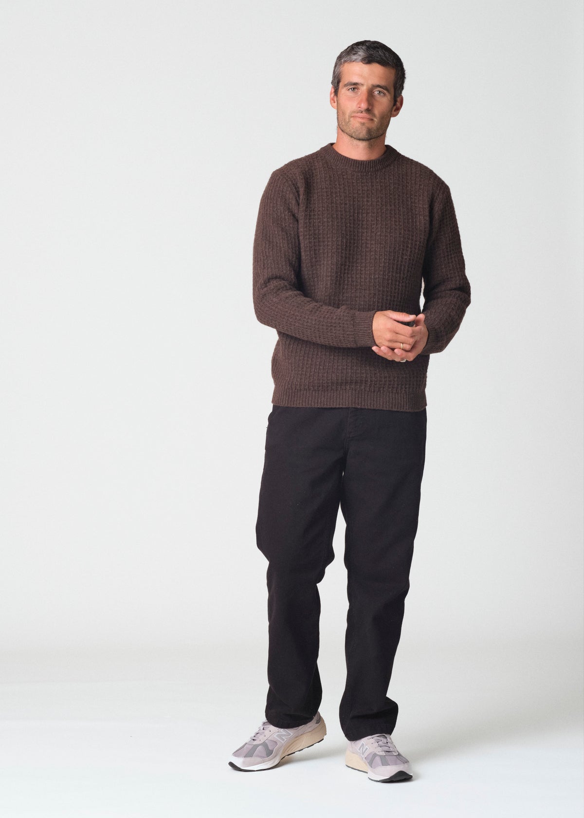 Klitmøller Collective ApS Eddie knit Knitted sweaters Taupe