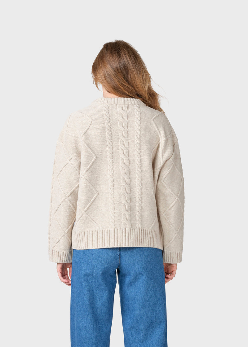 Klitmøller Collective ApS Eden knit Knitted sweaters Pastel sand