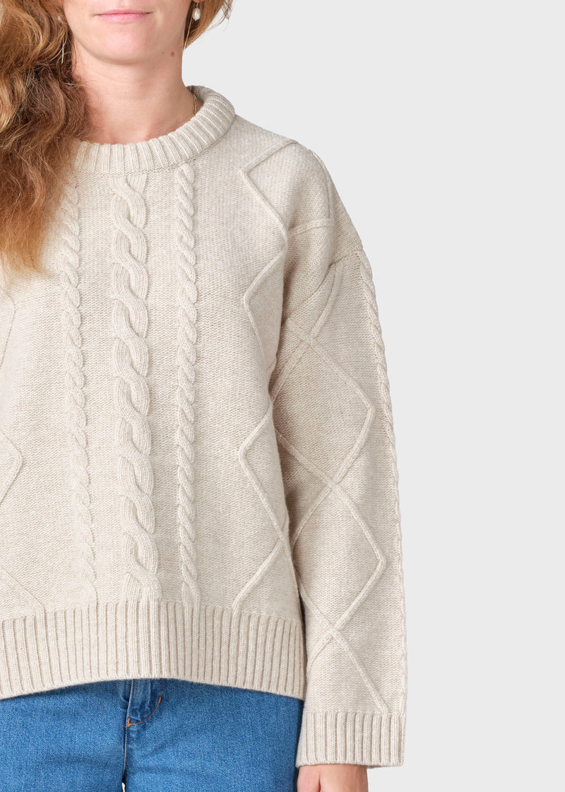 Klitmøller Collective ApS Eden knit Knitted sweaters Pastel sand