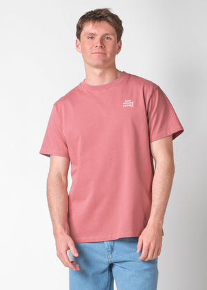 Klitmøller Collective ApS Egon tee OCS T-Shirts Faded rose