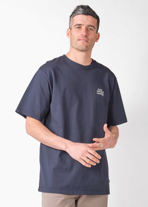 Klitmøller Collective ApS Egon tee OCS T-Shirts Navy