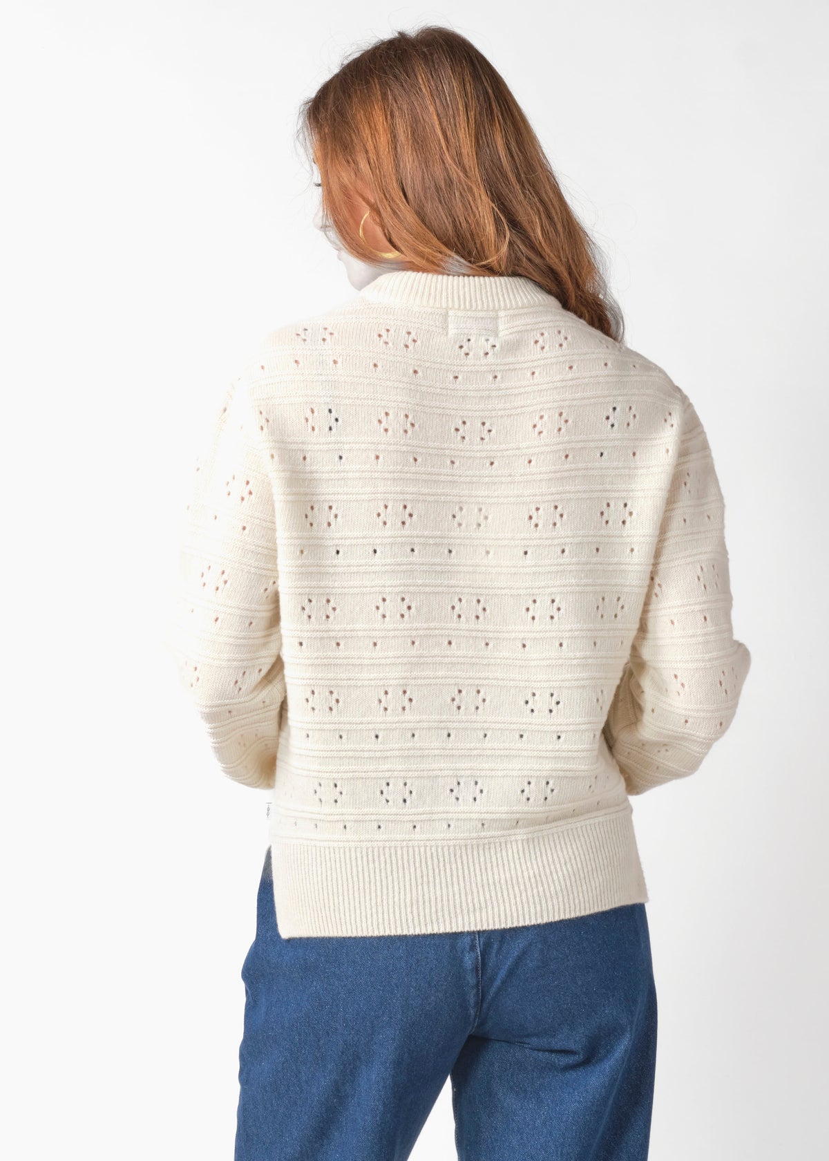 Klitmøller Collective ApS Elena knit Knitted sweaters Cream