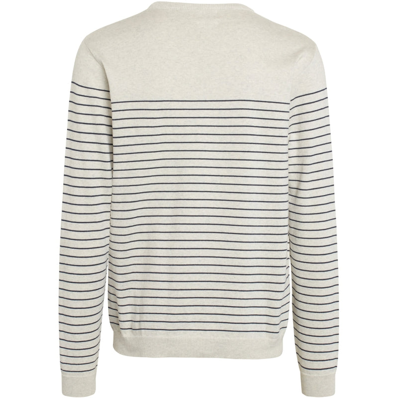 Klitmøller Collective ApS Elias knit Knitted sweaters Cream/navy