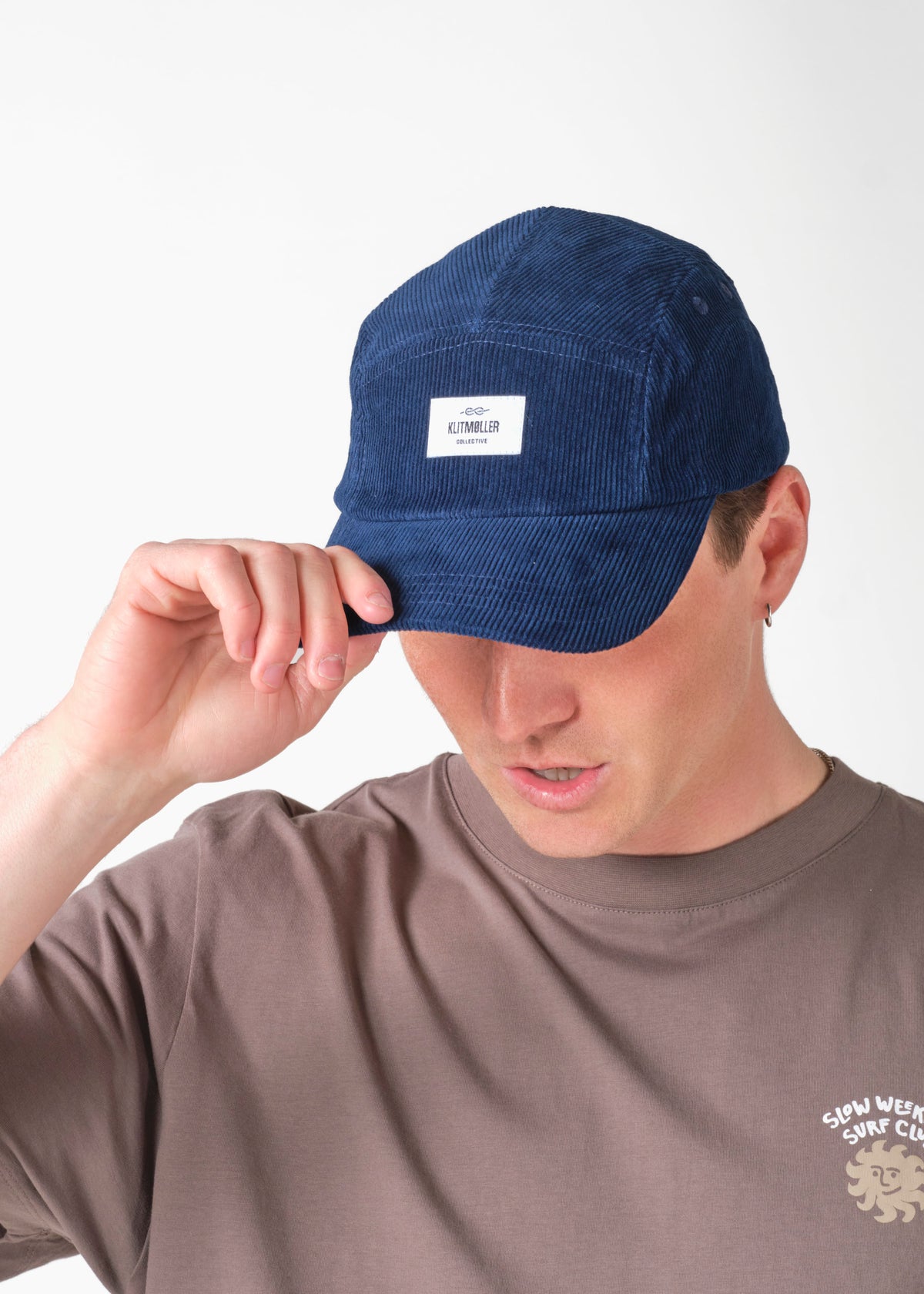 Klitmøller Collective ApS Elis five panel cap Caps Surf blue