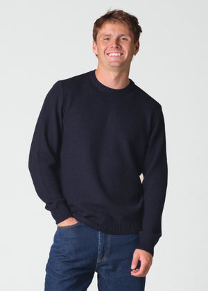 Klitmøller Collective ApS Elmer knit Knitted sweaters Navy