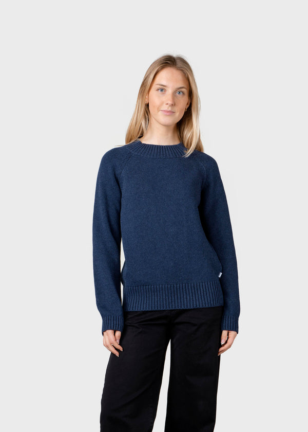 Klitmøller Collective ApS Engla knit Knitted sweaters Deep blue