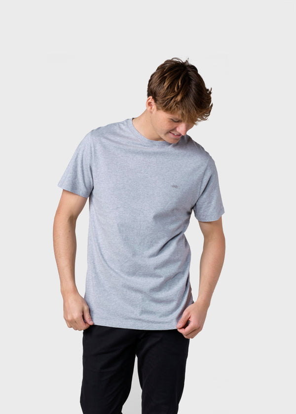 Klitmøller Collective ApS Felix tee T-Shirts Grey melange