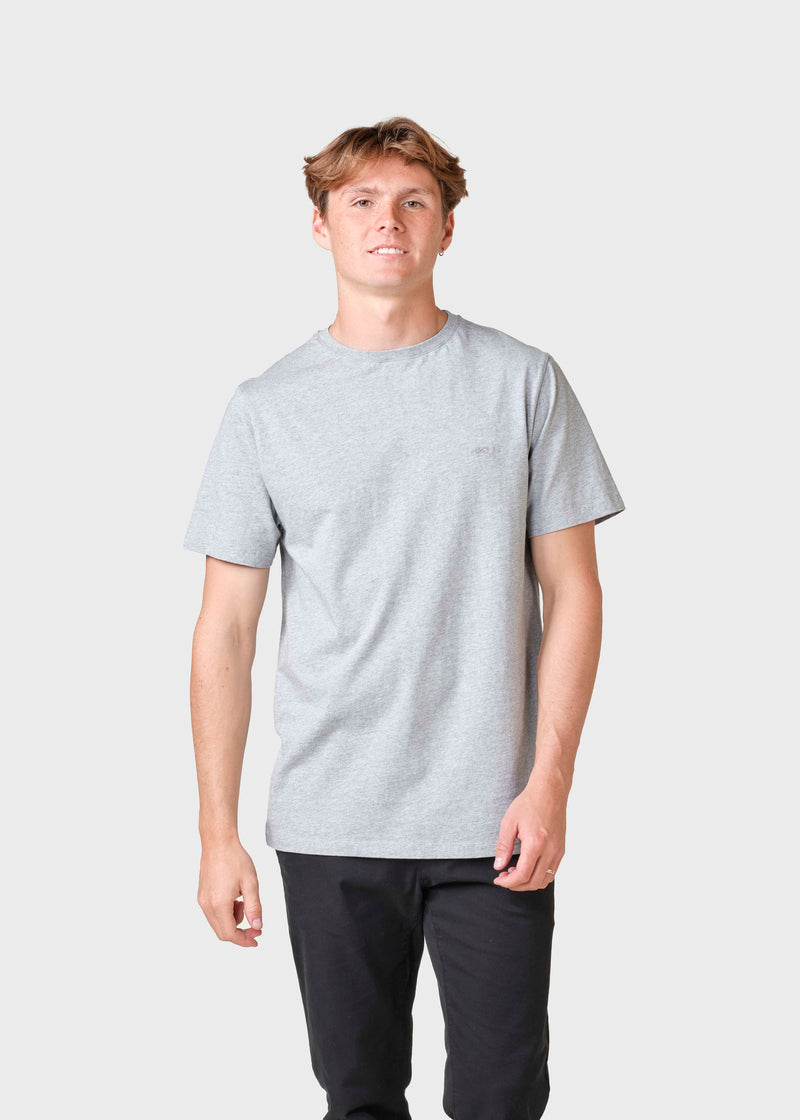 Klitmøller Collective ApS Felix tee T-Shirts Grey melange