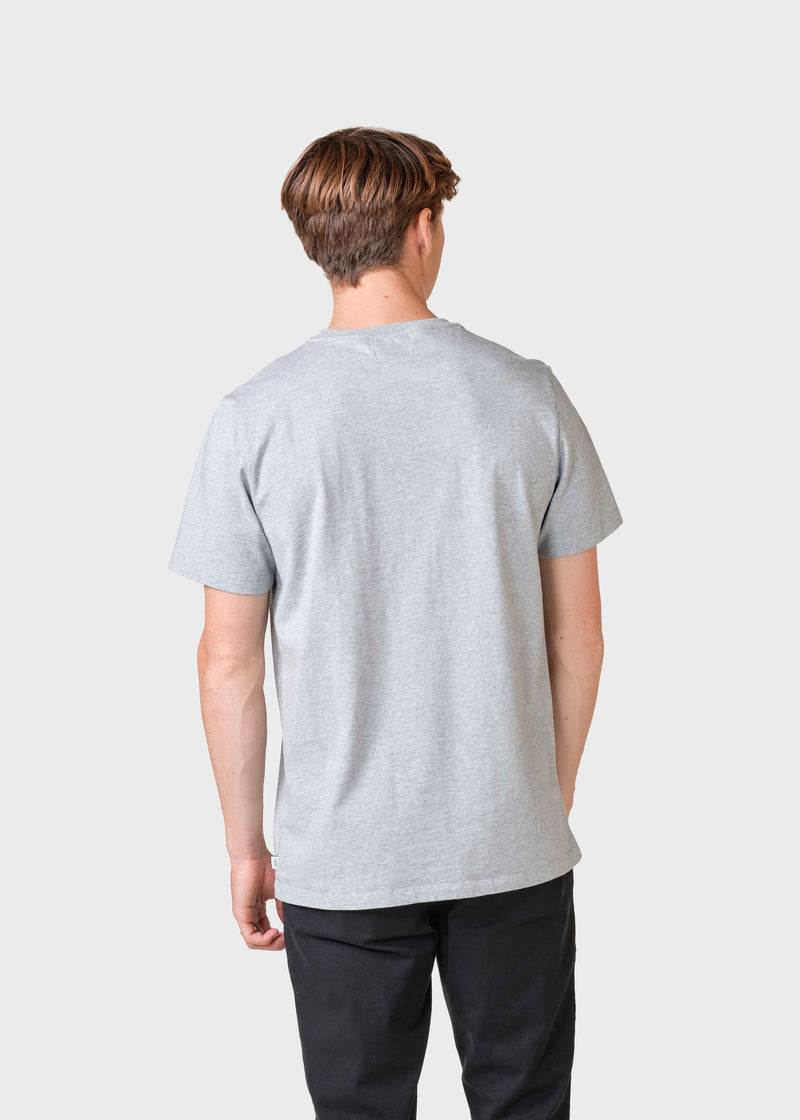 Klitmøller Collective ApS Felix tee T-Shirts Grey melange