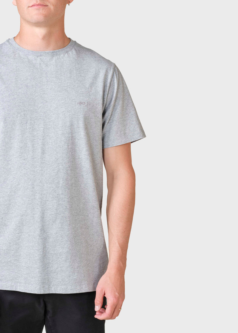 Klitmøller Collective ApS Felix tee T-Shirts Grey melange