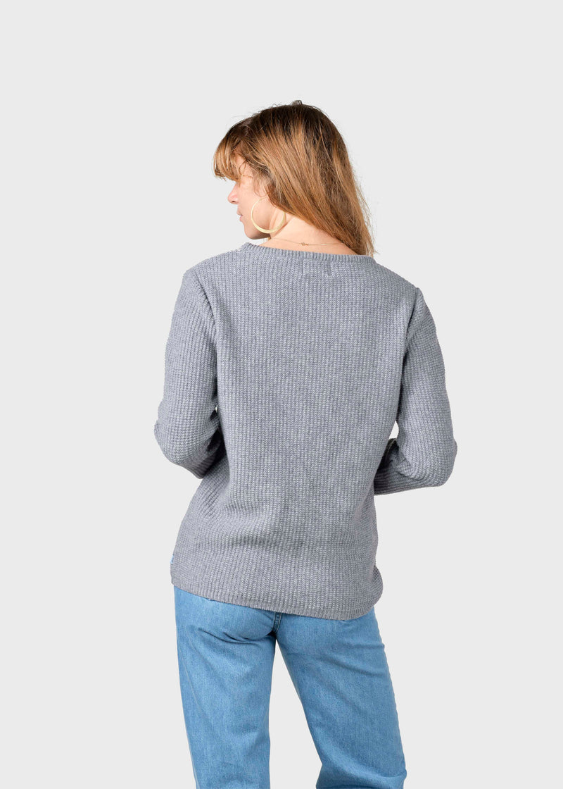 Klitmøller Collective ApS Fenja knit Knitted sweaters Light grey