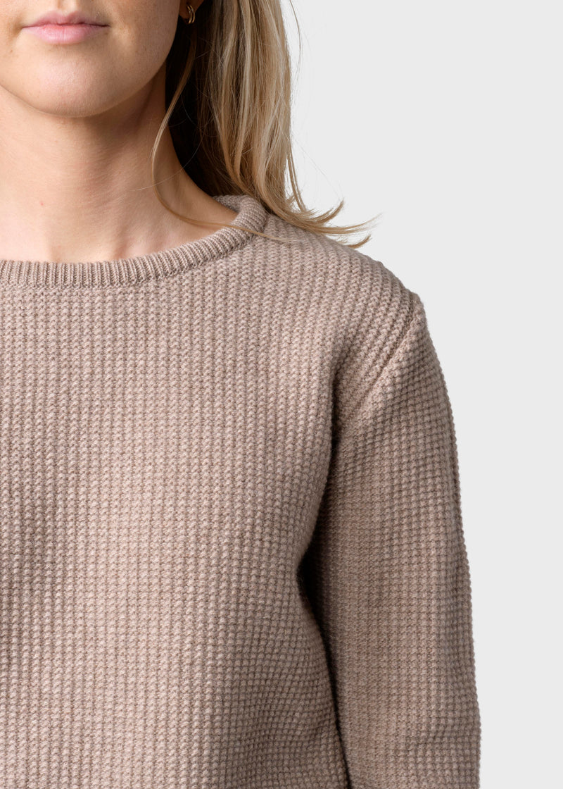 Klitmøller Collective ApS Fenja knit Knitted sweaters Sand