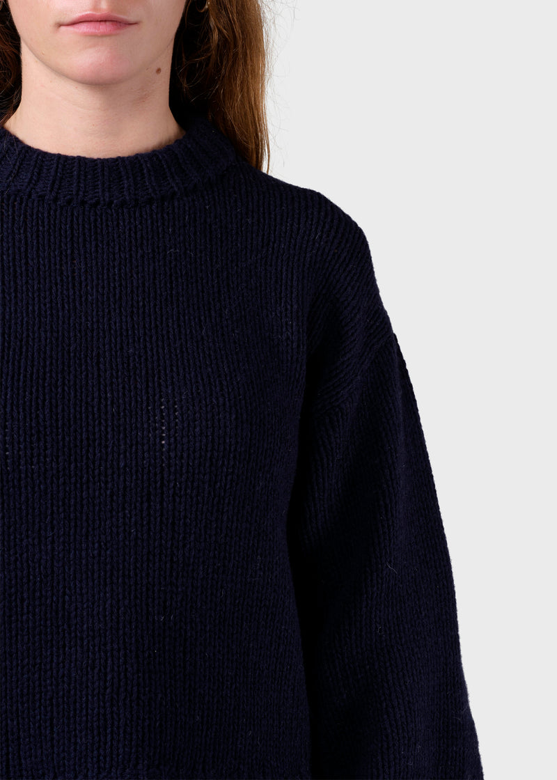Klitmøller Collective ApS Fie knit Knitted sweaters Navy