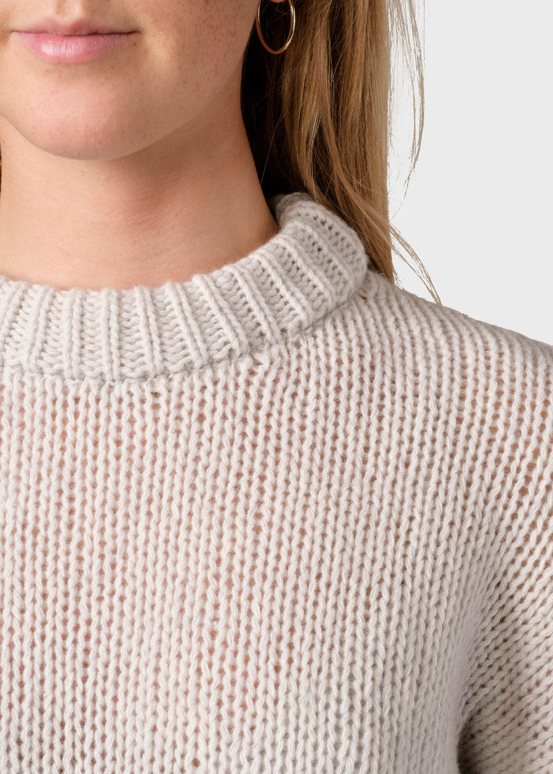 Klitmøller Collective ApS Fie knit Knitted sweaters Pastel grey