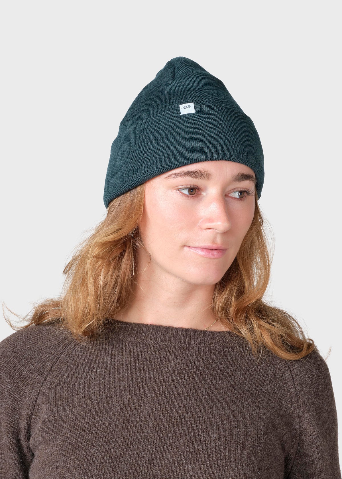 Klitmøller Collective ApS Fine rib beanie Beanies Moss Green