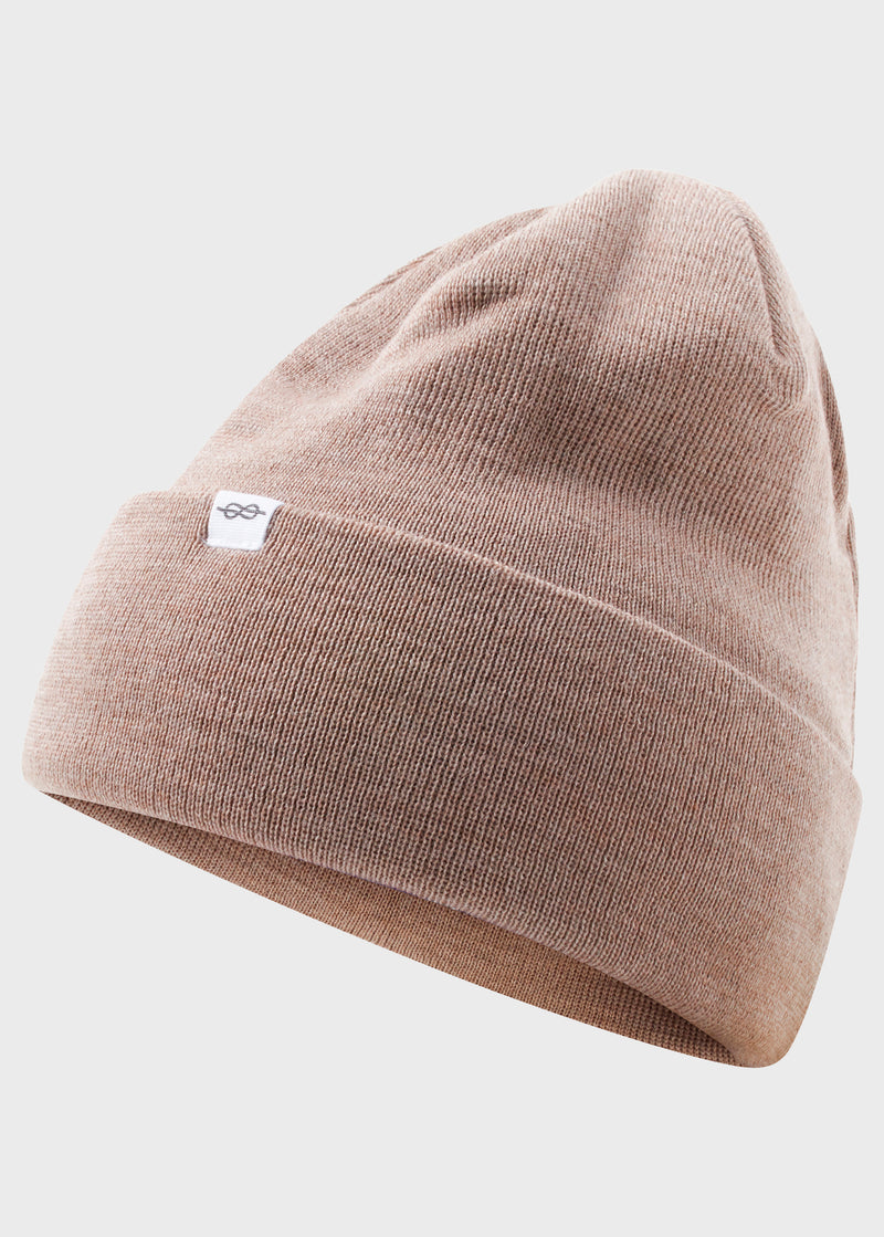 Klitmøller Collective ApS Fine rib beanie Beanies Sand