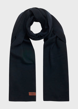 Klitmøller Collective ApS Fine rib scarf Scarfs Navy